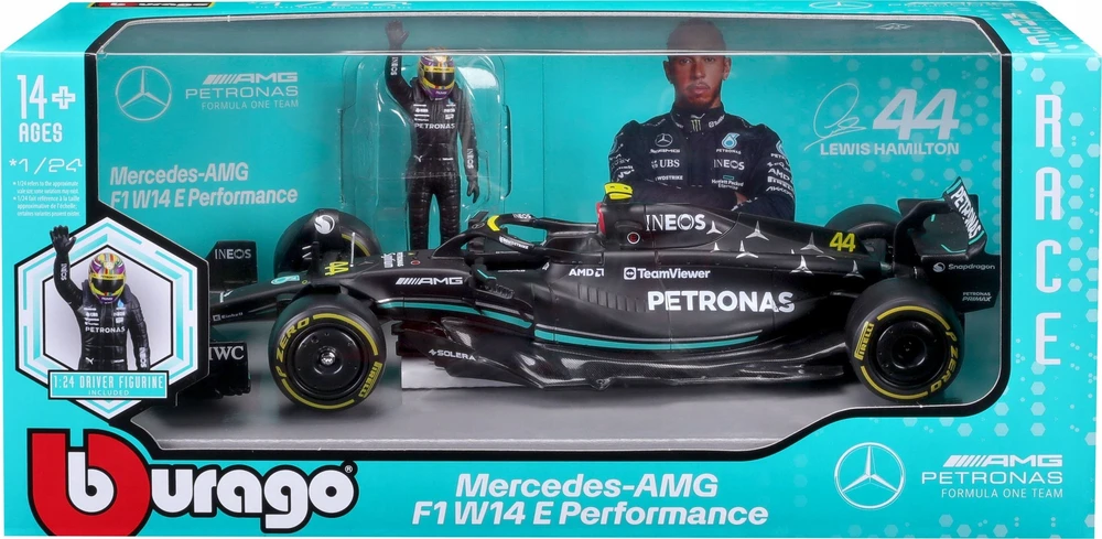 Bburago BBU 1:24 Race F1 Mercedes AMG W14 28037_44 17058