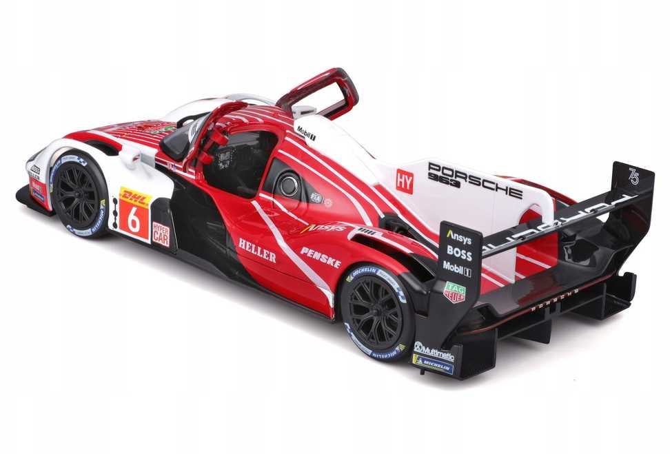 BBURAGO 1:24 lenktyninis automodelis Porsche 963, 18-28042