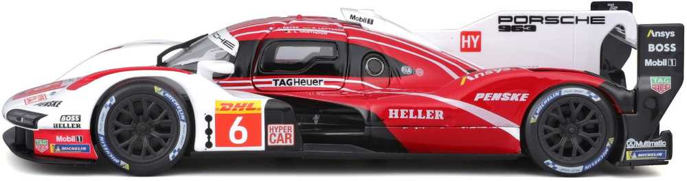 BBURAGO 1:24 lenktyninis automodelis Porsche 963, 18-28042