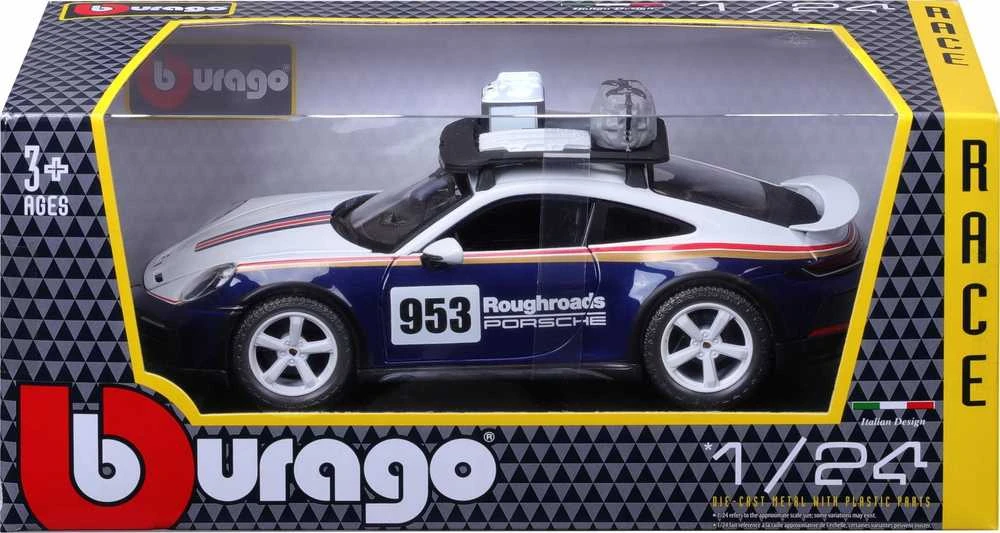 BBURAGO 1:24 automodelis Porsche 911 Dakar, 18-28029