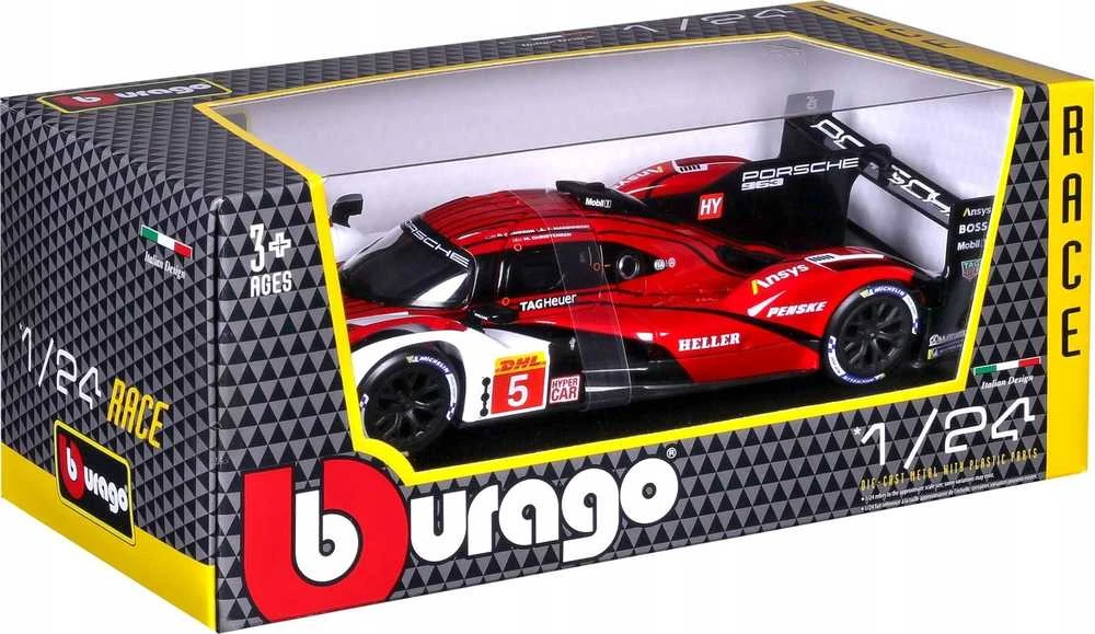 BBURAGO 1:24 lenktyninis automodelis Race - Porsche 963, 18-28022