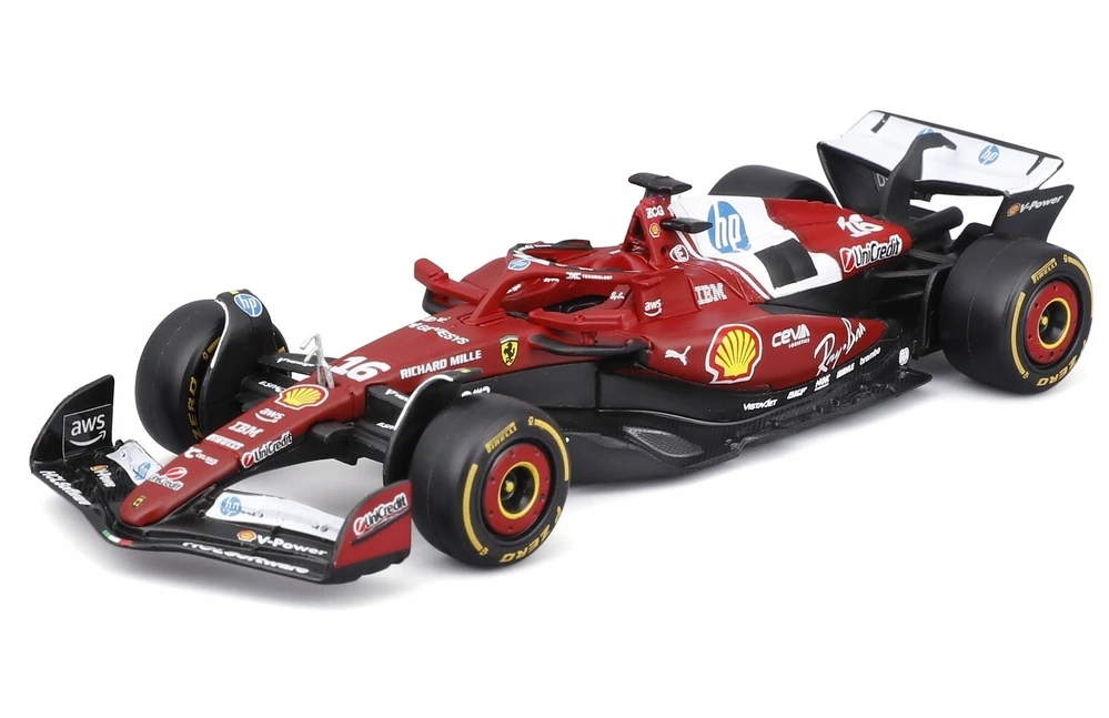 BBURAGO automodelis Scuderia Ferrari SF25 (2025) #44 Hamilton ir #16 Leclerc, 18-36853