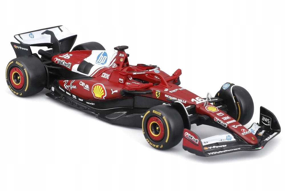 BBURAGO automodelis Scuderia Ferrari SF25 (2025) #44 Hamilton ir #16 Leclerc, 18-36853