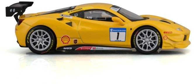 BBURAGO 1:43 lenktyninis automodelis Ferrari 488 Challenge 2017, 18-36306