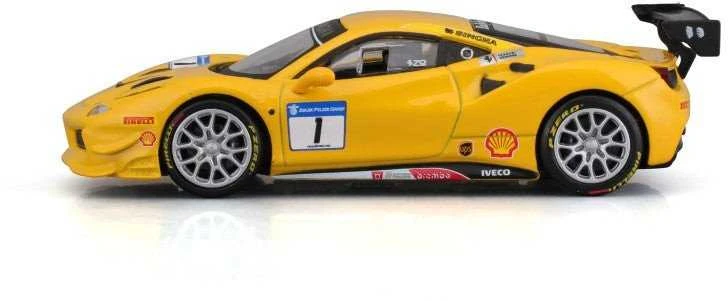BBURAGO 1:43 lenktyninis automodelis Ferrari 488 Challenge 2017, 18-36306
