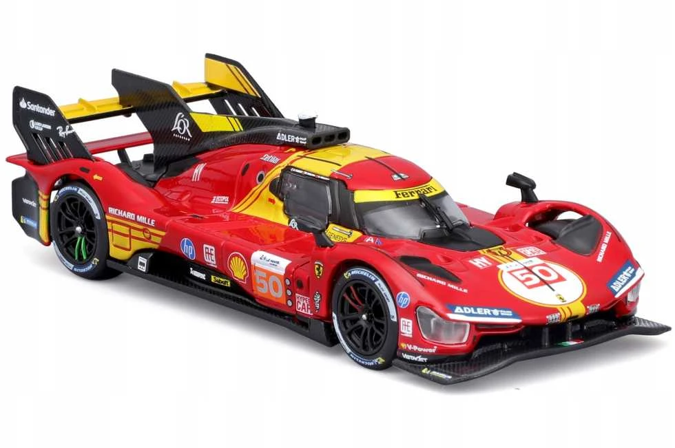 Bburago BBU 1:43 FerrariRacing499P raudona Nr. 50 36316