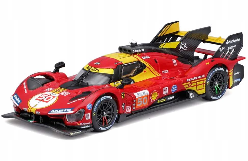 Bburago BBU 1:43 FerrariRacing499P raudona Nr. 50 36316