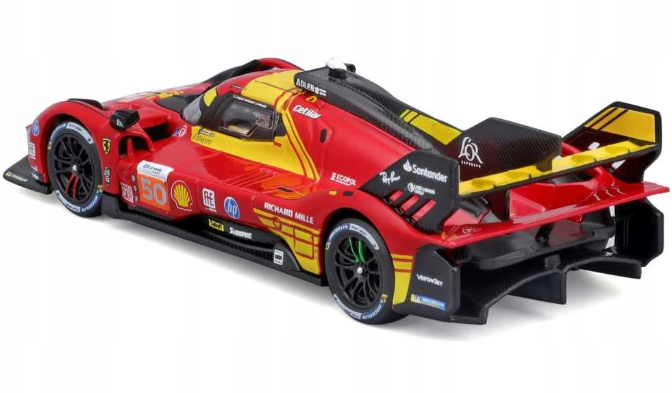 Bburago BBU 1:43 FerrariRacing499P raudona Nr. 50 36316