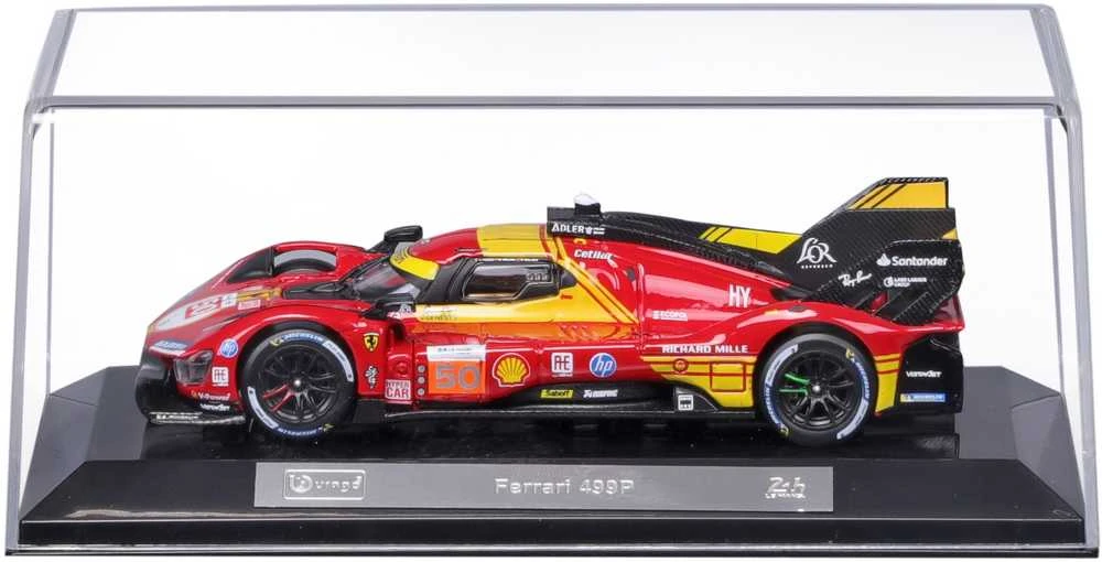 Bburago BBU 1:43 FerrariRacing499P raudona Nr. 50 36316