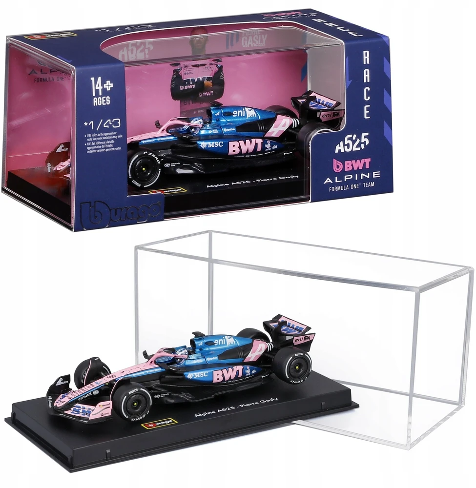 Bburago BBU 1:43 Formula Alpine A525 P.Gasly 38258_10