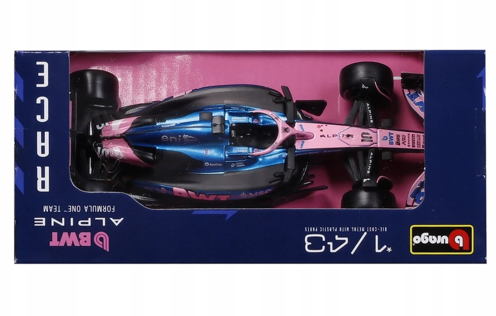 BBURAGO automodelis BWT Alpine A525 (2025) #10 Gasly ir #43 Colapinto, 18-38257