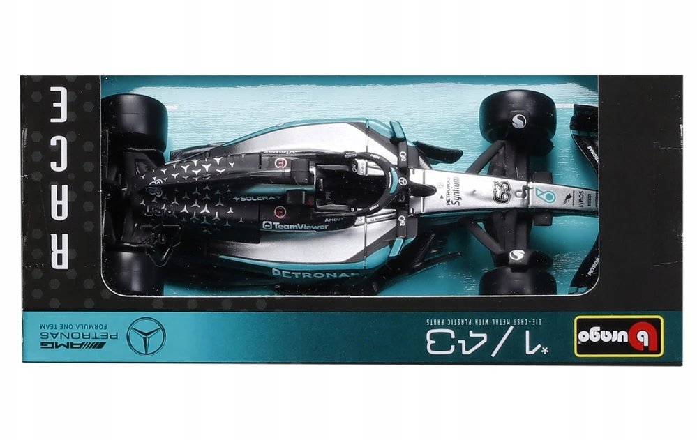 BBURAGO automodelis Mercedes-AMG Petronas W16E (2025) #12 Antonelli ir #63 Russell, 18-38237