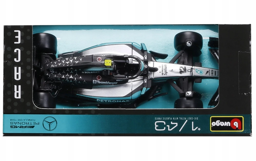 Bburago BBU 1:43 Formula Mercedes AMG K.Antonelli 38237_12