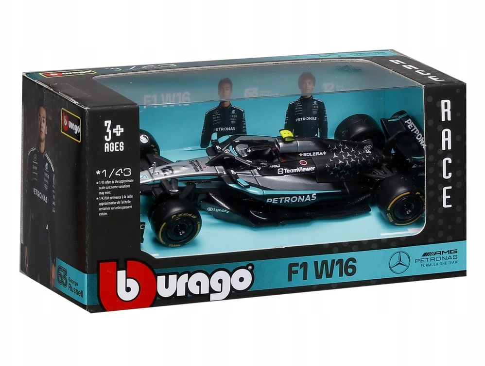 Bburago BBU 1:43 Formula Mercedes AMG K.Antonelli 38237_12