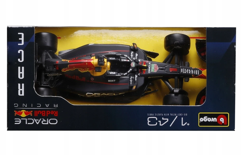 BBURAGO automodelis Raudona Bull Oracle Racing RB21 (2025) #1 Verstappen ir #22 Tsunoda, 18-38233