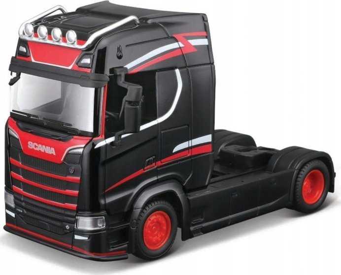 Bburago BBU 1:43 Haulers Custom Cabs Scania juodas 32207