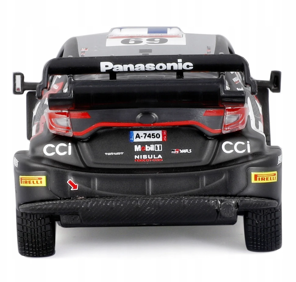 Bburago BBU 1:43 Race 2024 Toyota GR Yaris Rally Hub.38324