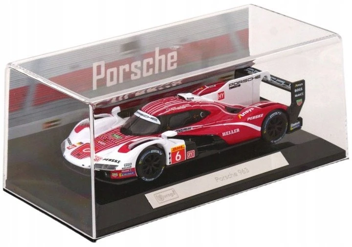 Bburago BBU 1:43 Race Porsche 963 baltas/red 38319 83191