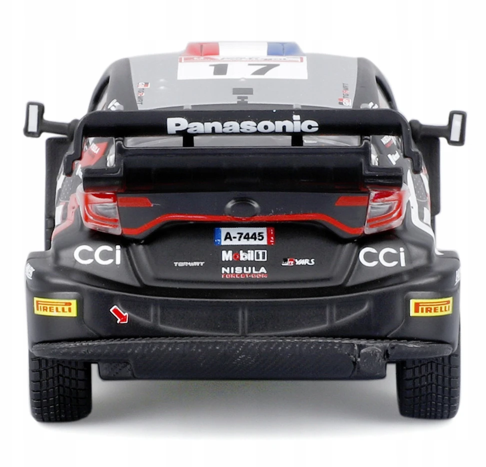 Bburago BBU 1:43 RaceToyota GR2024 Yaris Ogier 38323