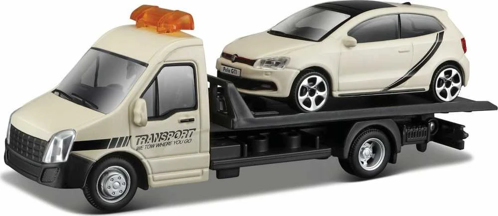 Bburago BBU 1:43 StreetFire FlatTran.VWPoloGTI pilkas 31403