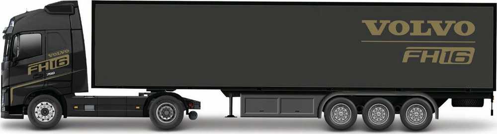 Bburago BBU 1:43 StreetFire Haul.w/Trailer VolvoFH16 31461