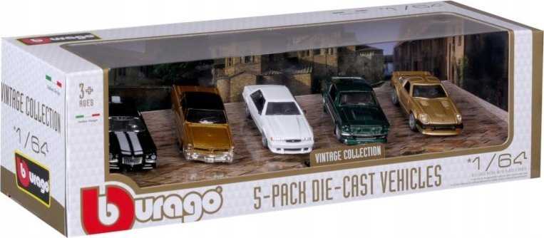 Bburago BBU 1:64 5 pakuočių Vintage Collection 59150VA 16686