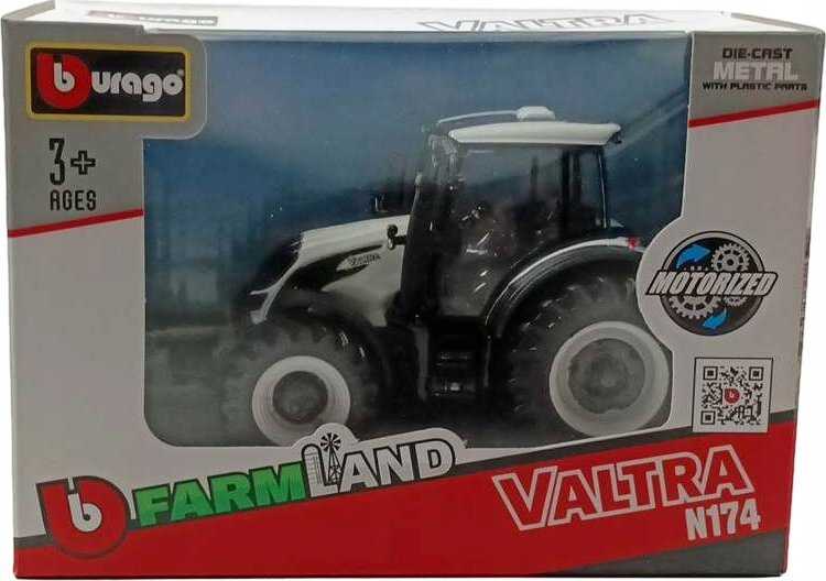 Bburago BBU tractor Valtra N174 baltas 31615