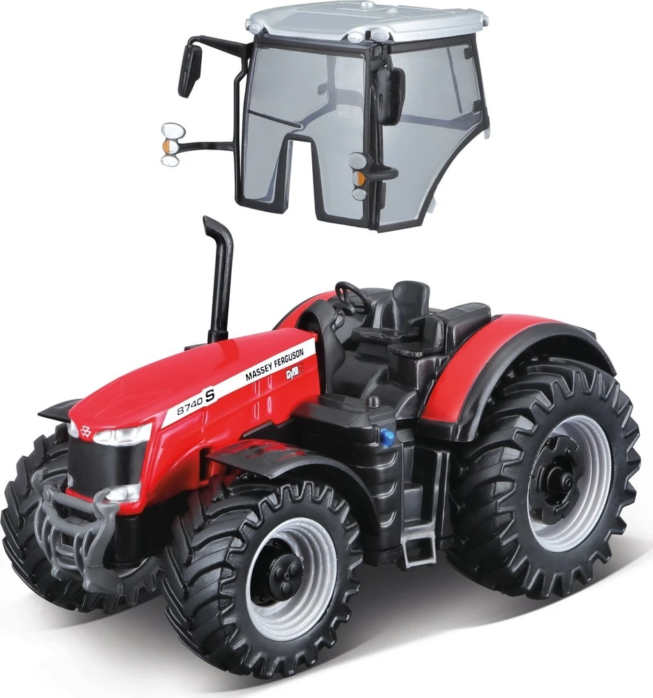 Bburago BBU Traktor MasseyFerguson 8740S raudonas 10cm 31613