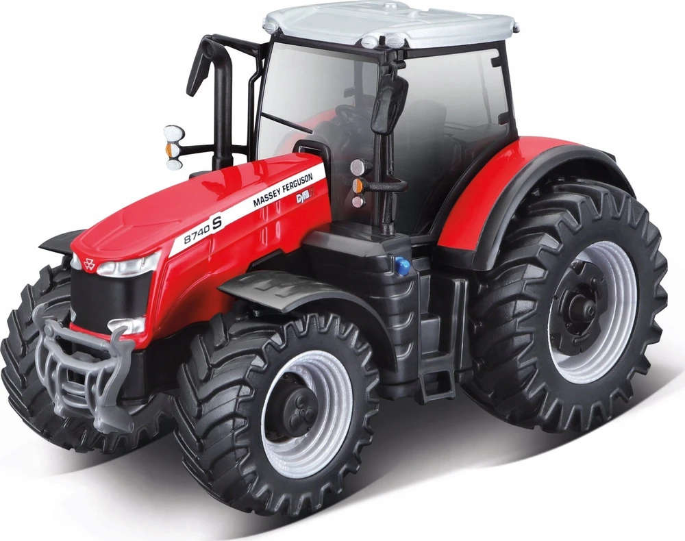 Bburago BBU Traktor MasseyFerguson 8740S raudonas 10cm 31613