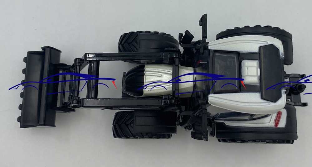 Bburago BBU traktor Valtra su ładowaczem czołowym 31638