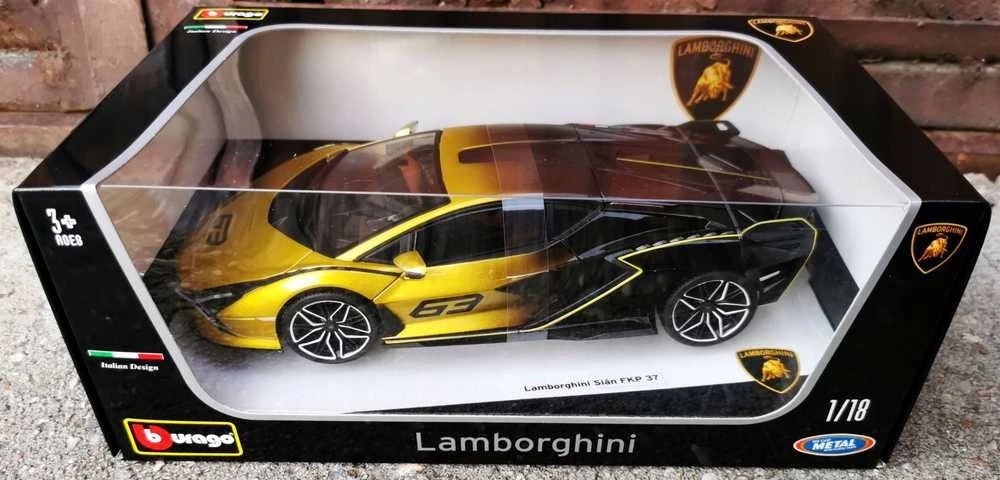 BBURAGO 1:18 automodelis Lamborghini Sian FKP 37, 18-11100