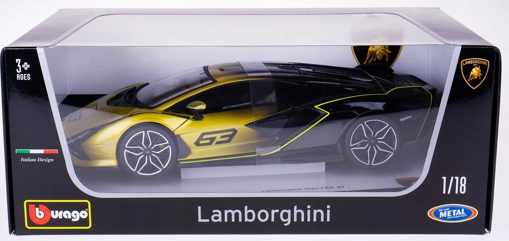 BBURAGO 1:18 automodelis Lamborghini Sian FKP 37, 18-11100