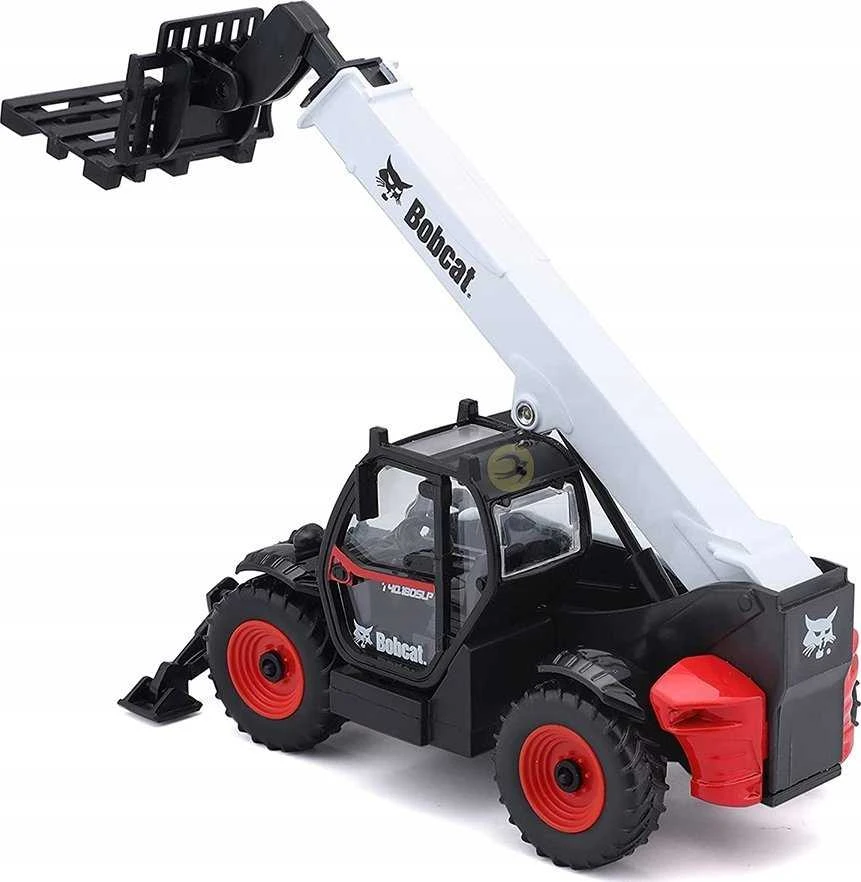 BBURAGO 1:48 teleskopinis krautuvas Bobcat T40.180SLP su padėklų šakėmis, 18-32087