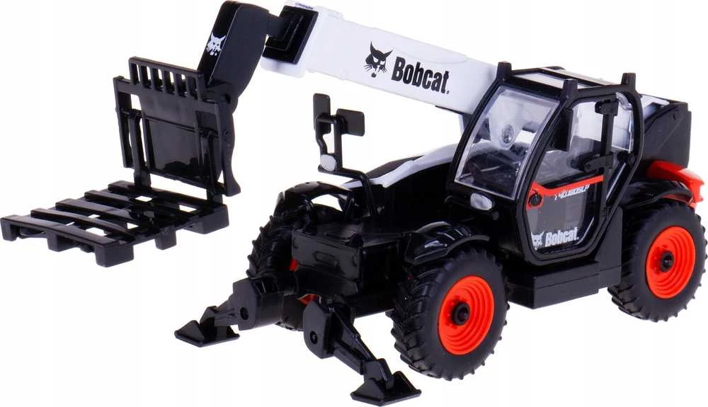 BBURAGO 1:48 teleskopinis krautuvas Bobcat T40.180SLP su padėklų šakėmis, 18-32087