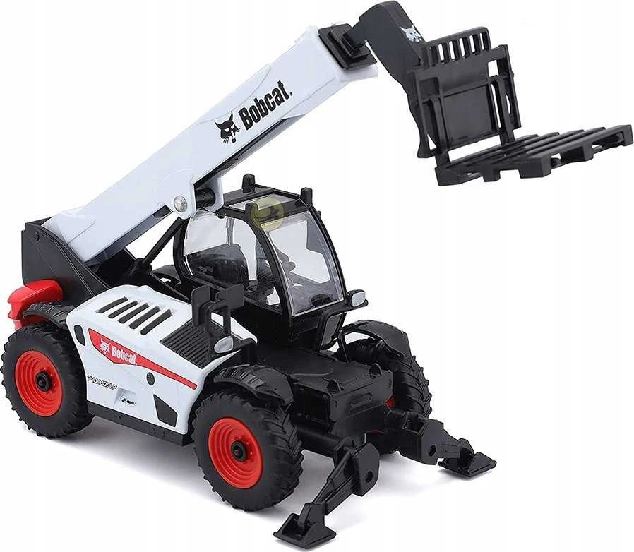 BBURAGO 1:48 teleskopinis krautuvas Bobcat T40.180SLP su padėklų šakėmis, 18-32087