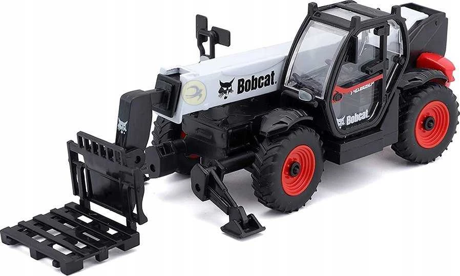 BBURAGO 1:48 teleskopinis krautuvas Bobcat T40.180SLP su padėklų šakėmis, 18-32087