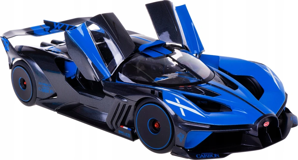 Bburago Bburago Bugatti Bolide, modelis automobilis (geltona/juoda)