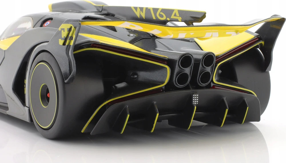 Bburago Bburago Bugatti Bolide, modelis automobilis (geltona/juoda)
