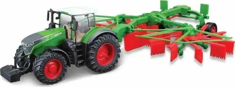 Bburago BBU Fendt 1050 Vario su sūkurine grėbliu 10cm 31665