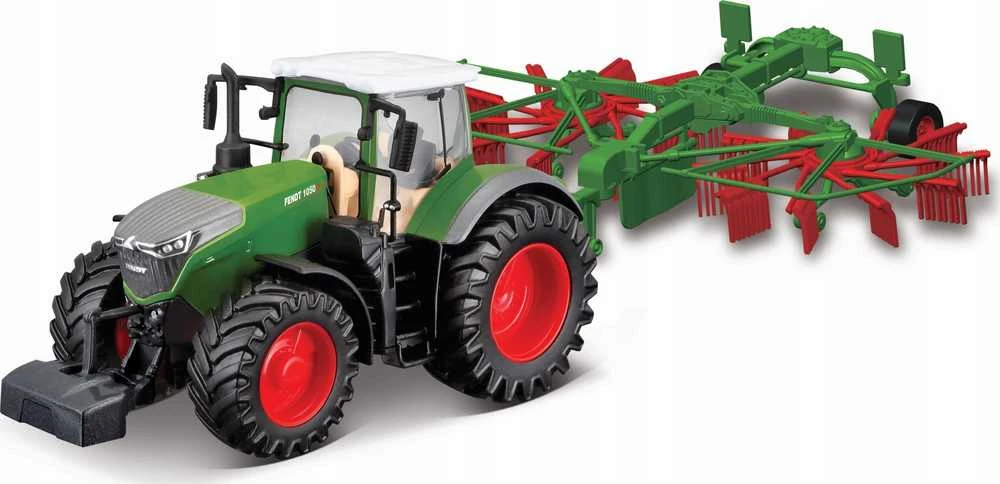 Bburago BBU Fendt 1050 Vario su sūkurine grėbliu 10cm 31665