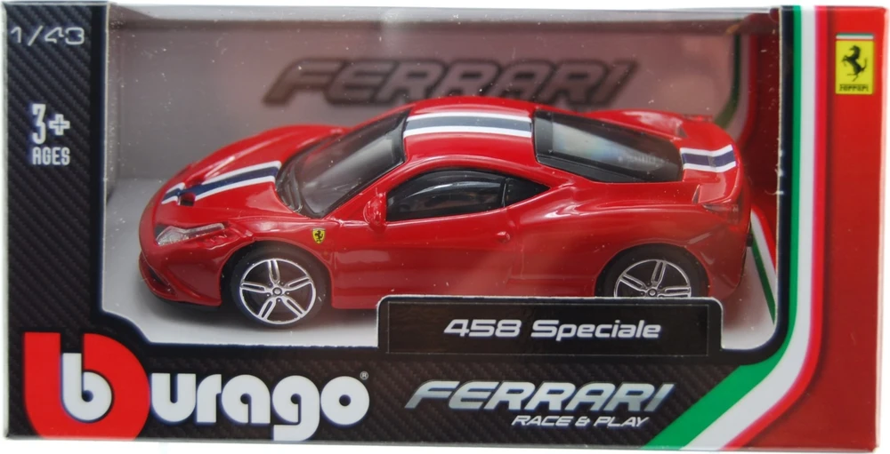 Bburago 1:43 Automobilis Ferrari, asorti.