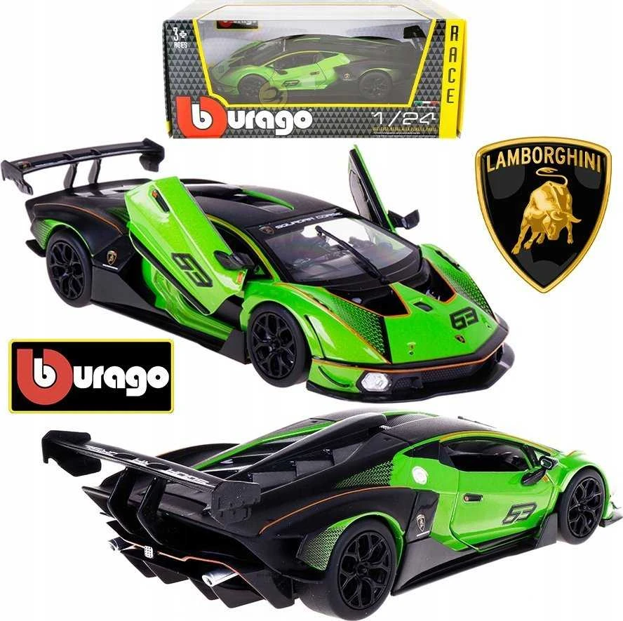 BBURAGO 1:27 auto modelis Race Lamborghini Essenza SCV12, 18-28017