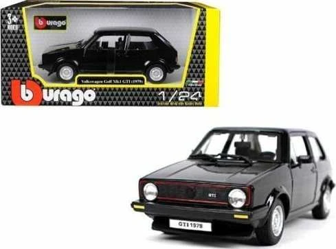 BBURAGO 1:24 automodelis Volkswagen Golf Mk1 GTI, 18-21089 BK