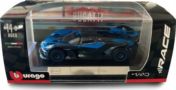 Bburago Bugatti Bolide juodas-mėlynas BBURAGO