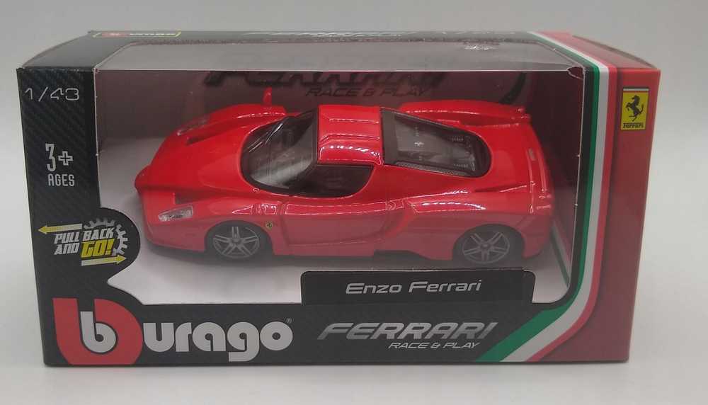 Bburago Burago FERRARI Ferrari 1:43 su diskų įtaisu typu Pull Back