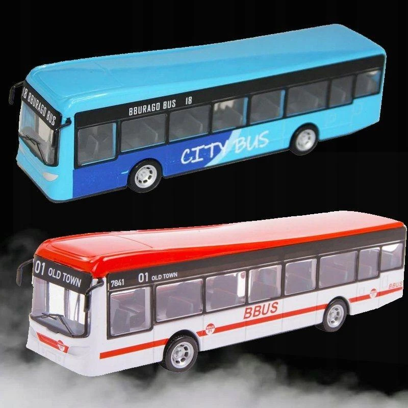 Bburago_Juni Bburago BURAGO autobusas City Bus, 19 cm, 18-32102
