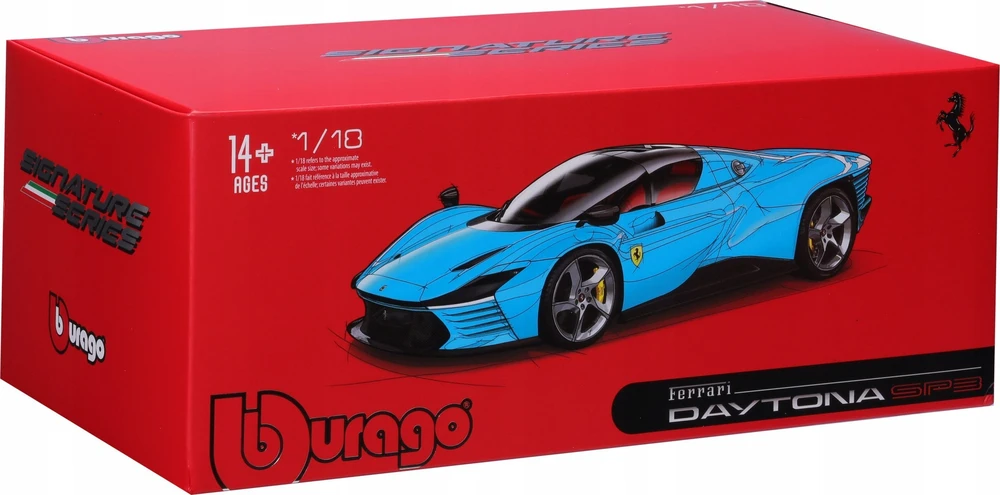 Bburago Ferrari Daytona SP3 Mėlyna 1:18 BBURAGO