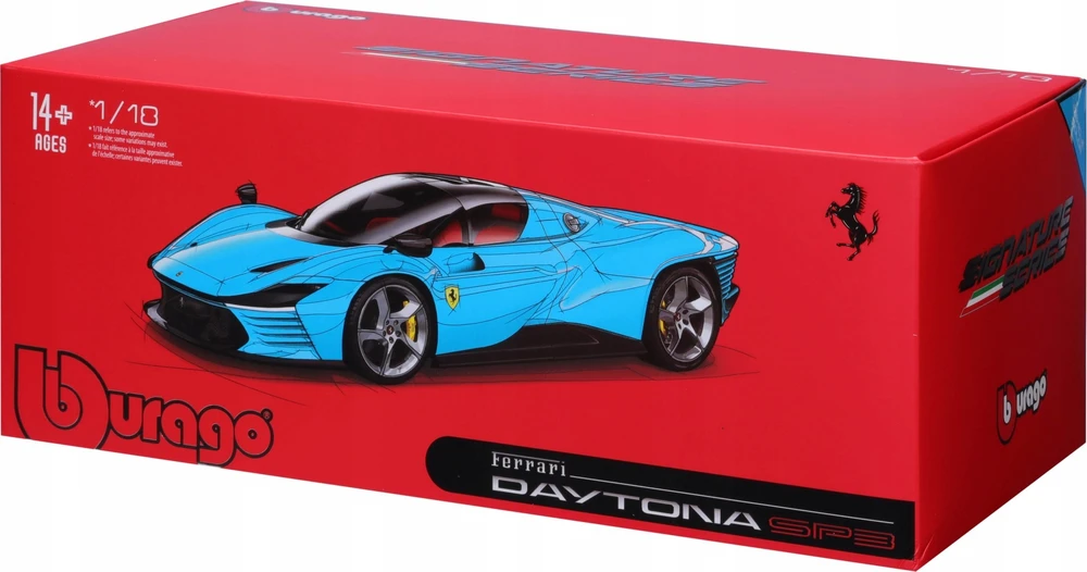 Bburago Ferrari Daytona SP3 Mėlyna 1:18 BBURAGO