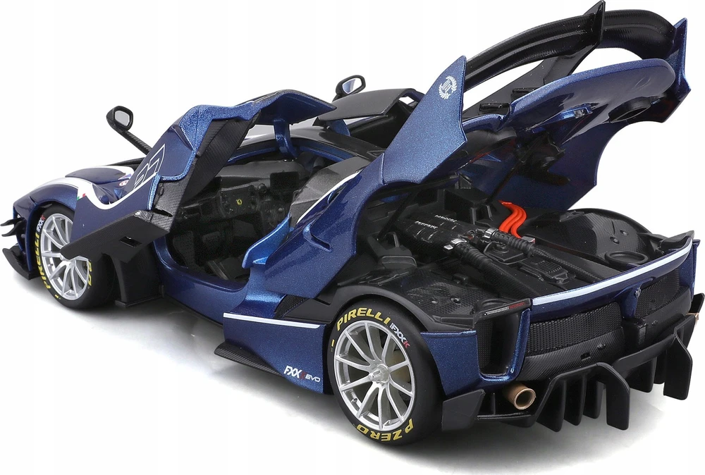 Bburago Ferrari FXX-K Evo #27 mėlynas 1:18 BBURAGO