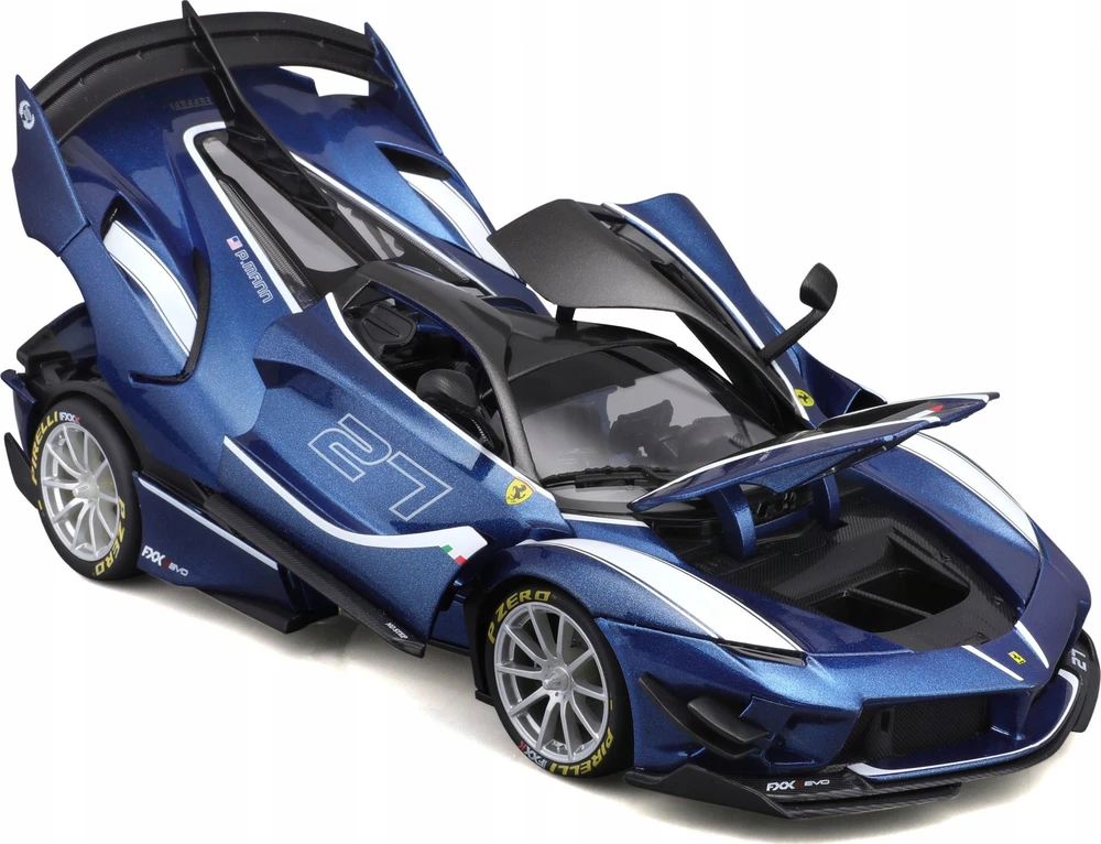 Bburago Ferrari FXX-K Evo #27 mėlynas 1:18 BBURAGO